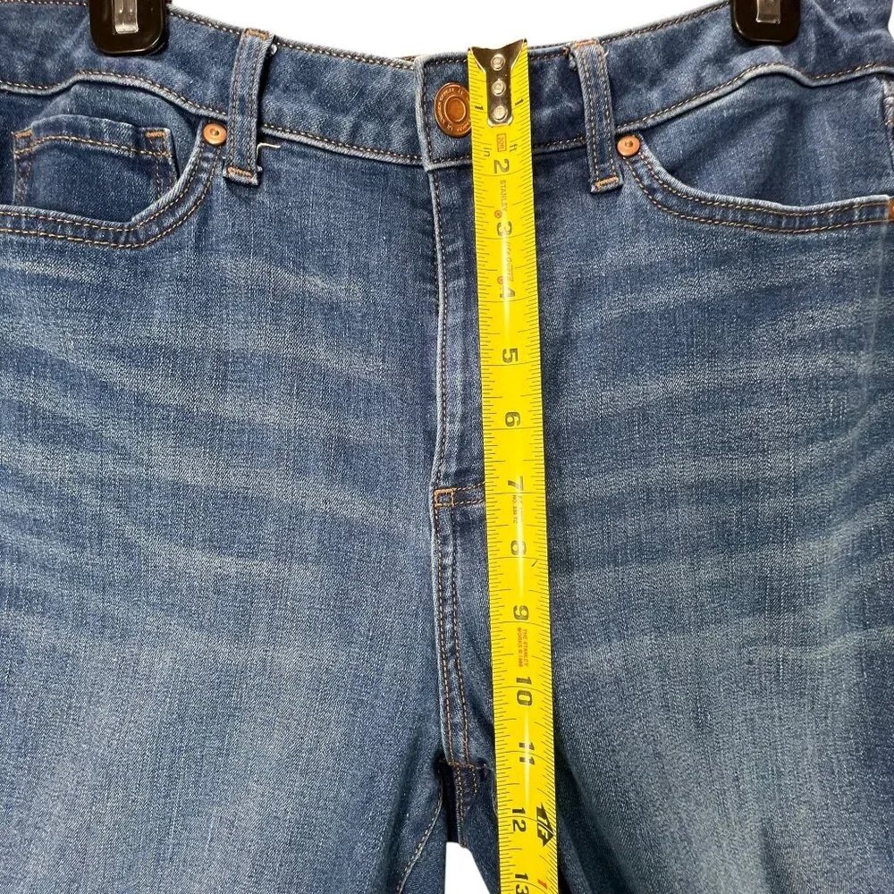 Lauren Conrad Jeans Super High Rise Curvy Flare 12S Blue Denim - Picture 10 of 12